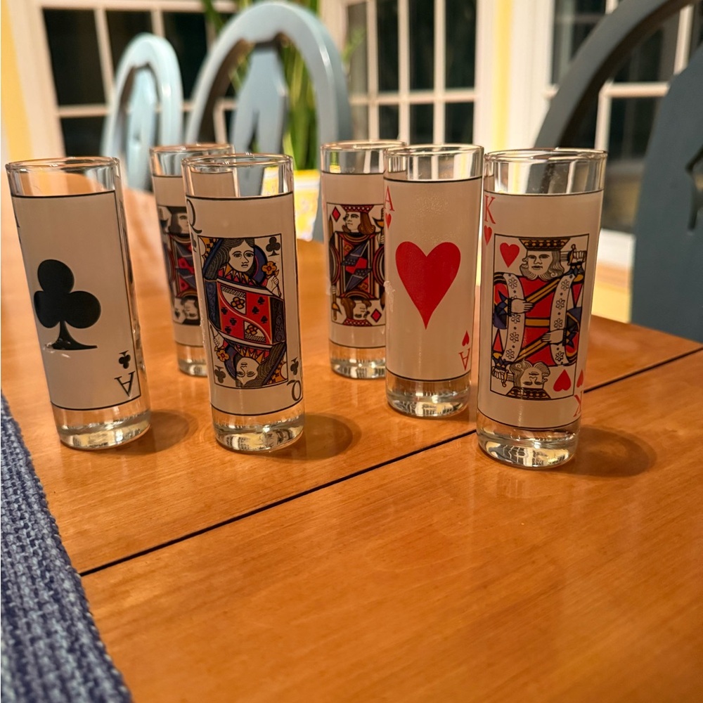 Playing Card Themed Shot Glass Set by Luminarc